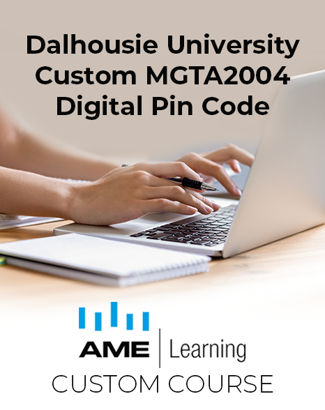 Dalhousie University Custom MGTA2004 - Online Access Code