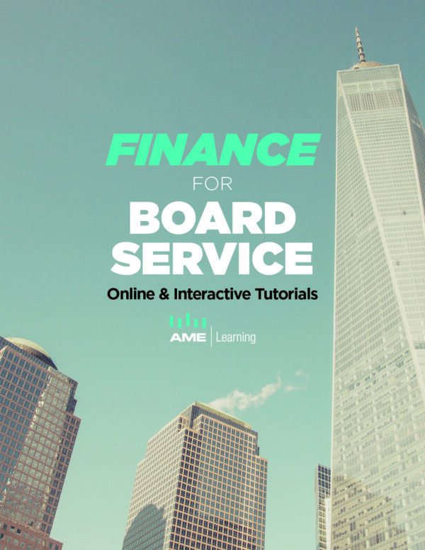 Finance for Board Service